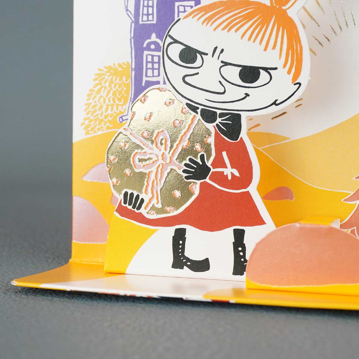 Moomin ムーミン Linnapaperi リンナパペリ 3Dポップアップカード ( リトルミイとムーミンハウス )