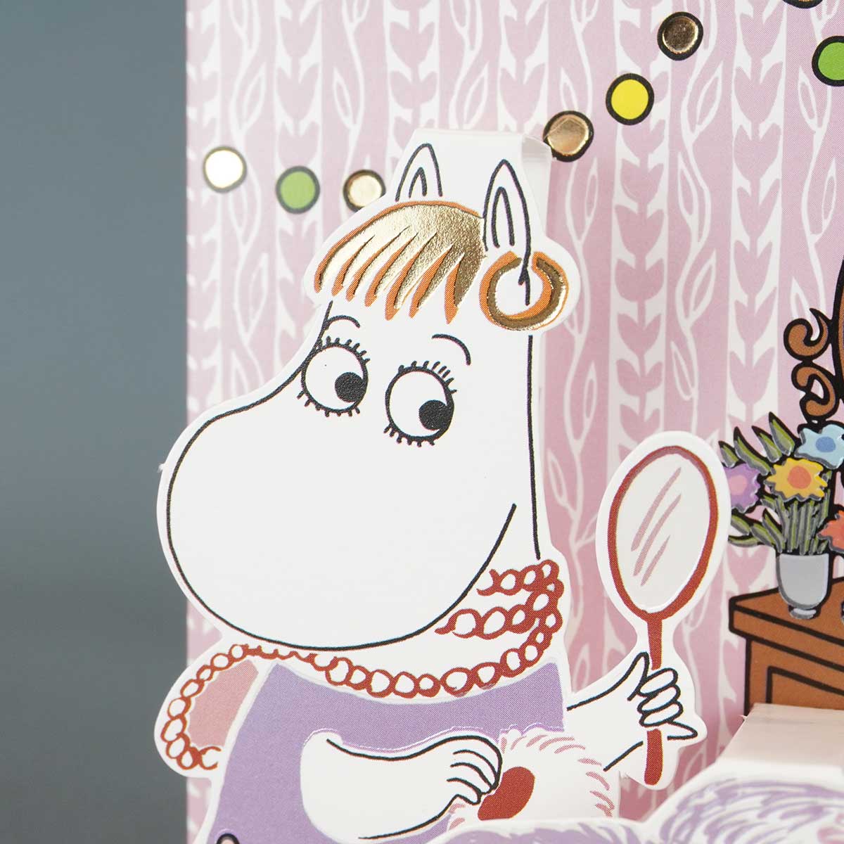 Moomin ムーミン Linnapaperi リンナパペリ 3Dポップアップカード ( スノークのおじょうさん / おめかし )