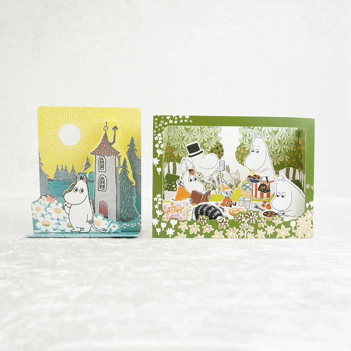 Moomin ムーミン Linnapaperi リンナパペリ 3Dポップアップカード ( ムーミンとスノークのおじょうさん / ダイビング )