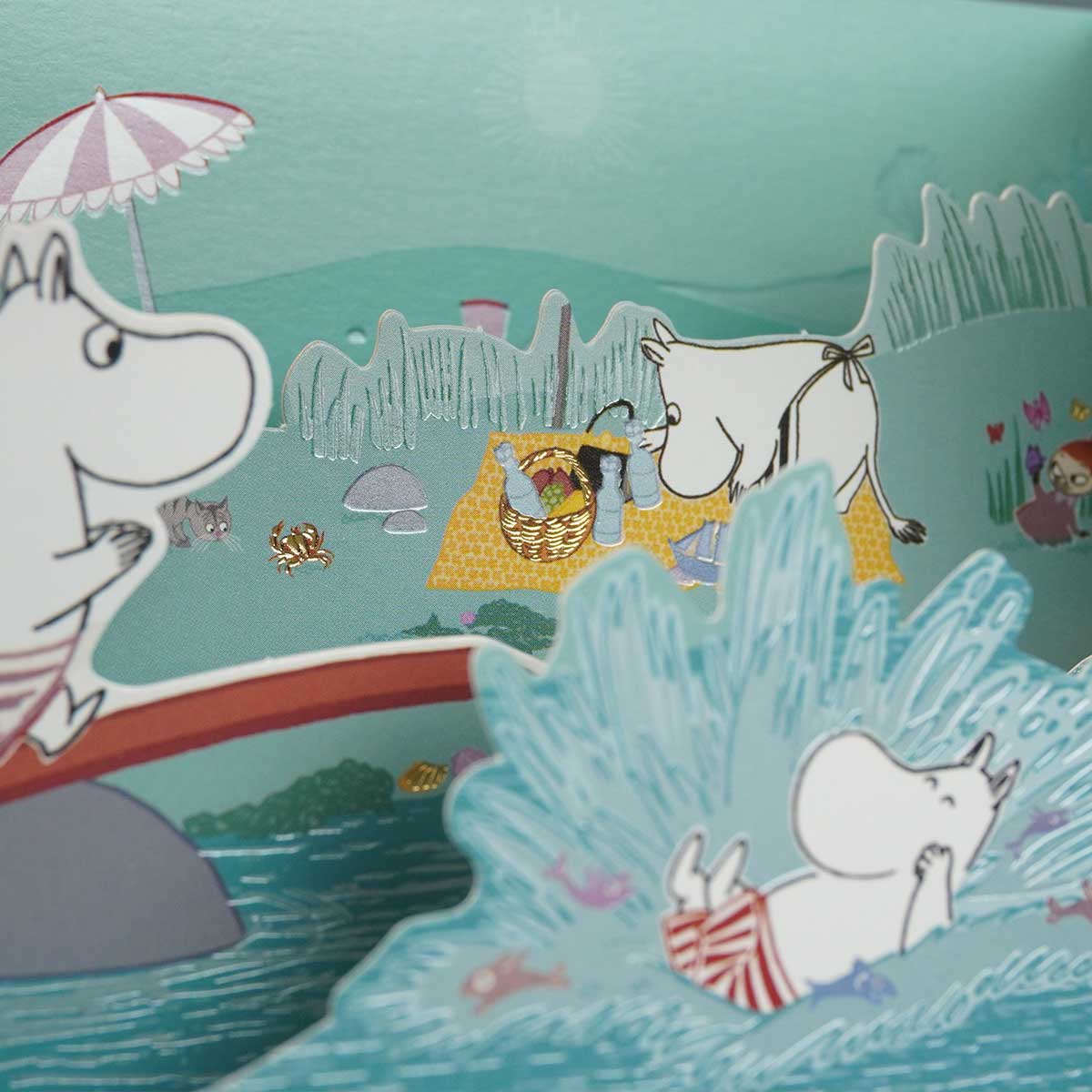 Moomin ムーミン Linnapaperi リンナパペリ 3Dシアターポップアップ