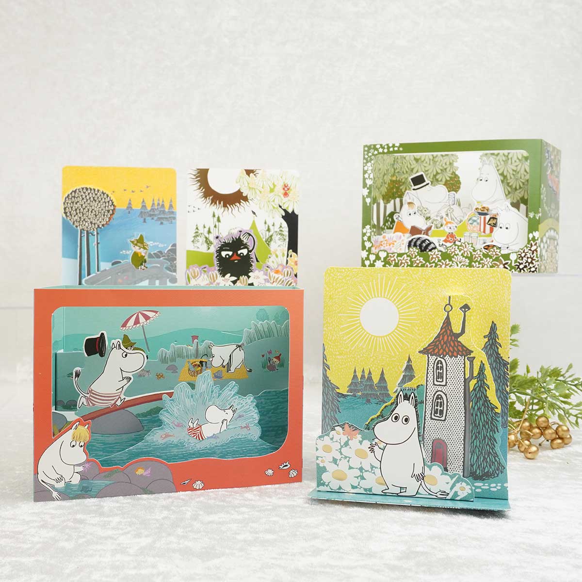 Moomin ムーミン Linnapaperi リンナパペリ 3Dシアターポップアップ