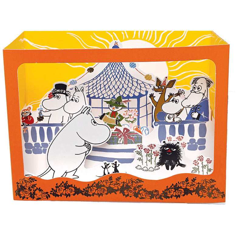 Moomin ムーミン Linnapaperi リンナパペリ 3Dシアターポップアップカード ( ムーミンキャラクターズ / 楽しいひととき )