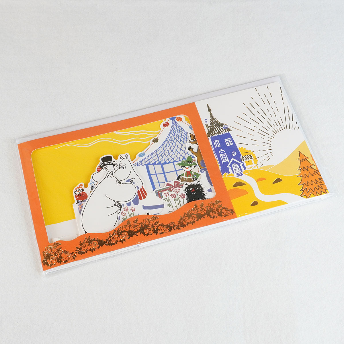 Moomin ムーミン Linnapaperi リンナパペリ 3Dシアターポップアップカード ( ムーミンキャラクターズ / 楽しいひととき )