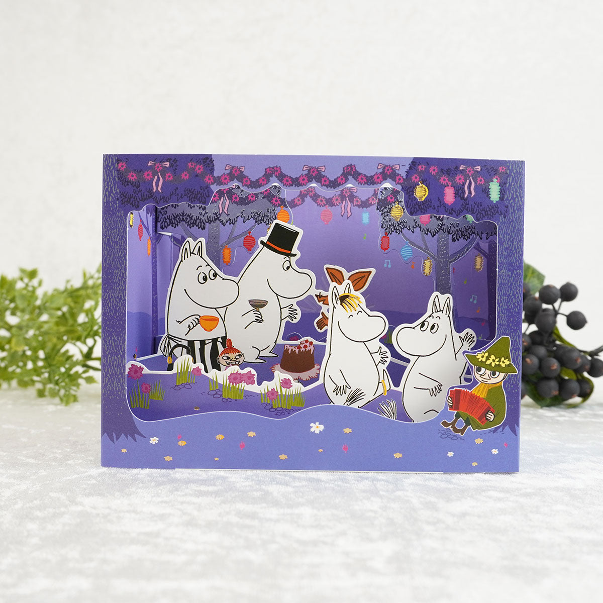 Moomin ムーミン Linnapaperi リンナパペリ 3Dシアターポップアップカード ( ムーミンキャラクターズ / パーティ )