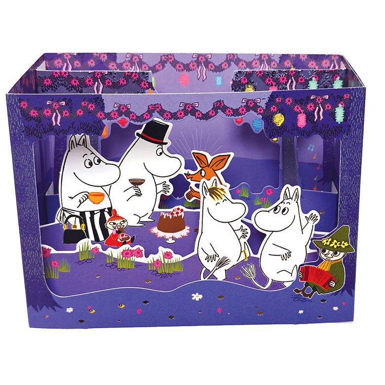 Moomin ムーミン Linnapaperi リンナパペリ 3Dシアターポップアップカード ( ムーミンキャラクターズ / パーティー )