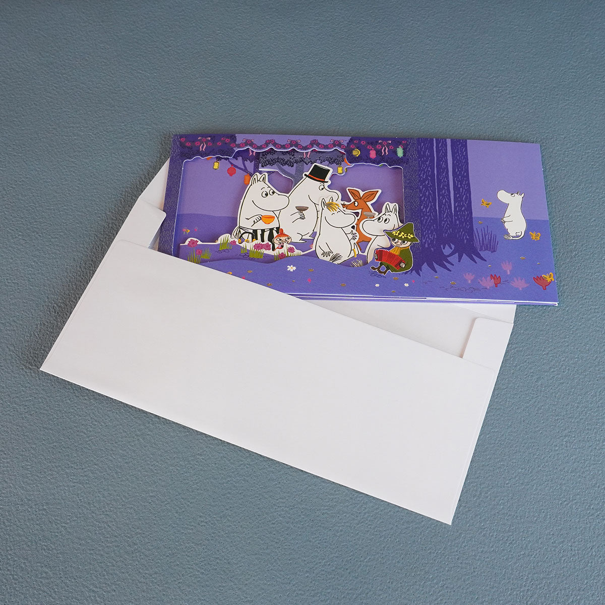 Moomin ムーミン Linnapaperi リンナパペリ 3Dシアターポップアップカード ( ムーミンキャラクターズ / パーティー )