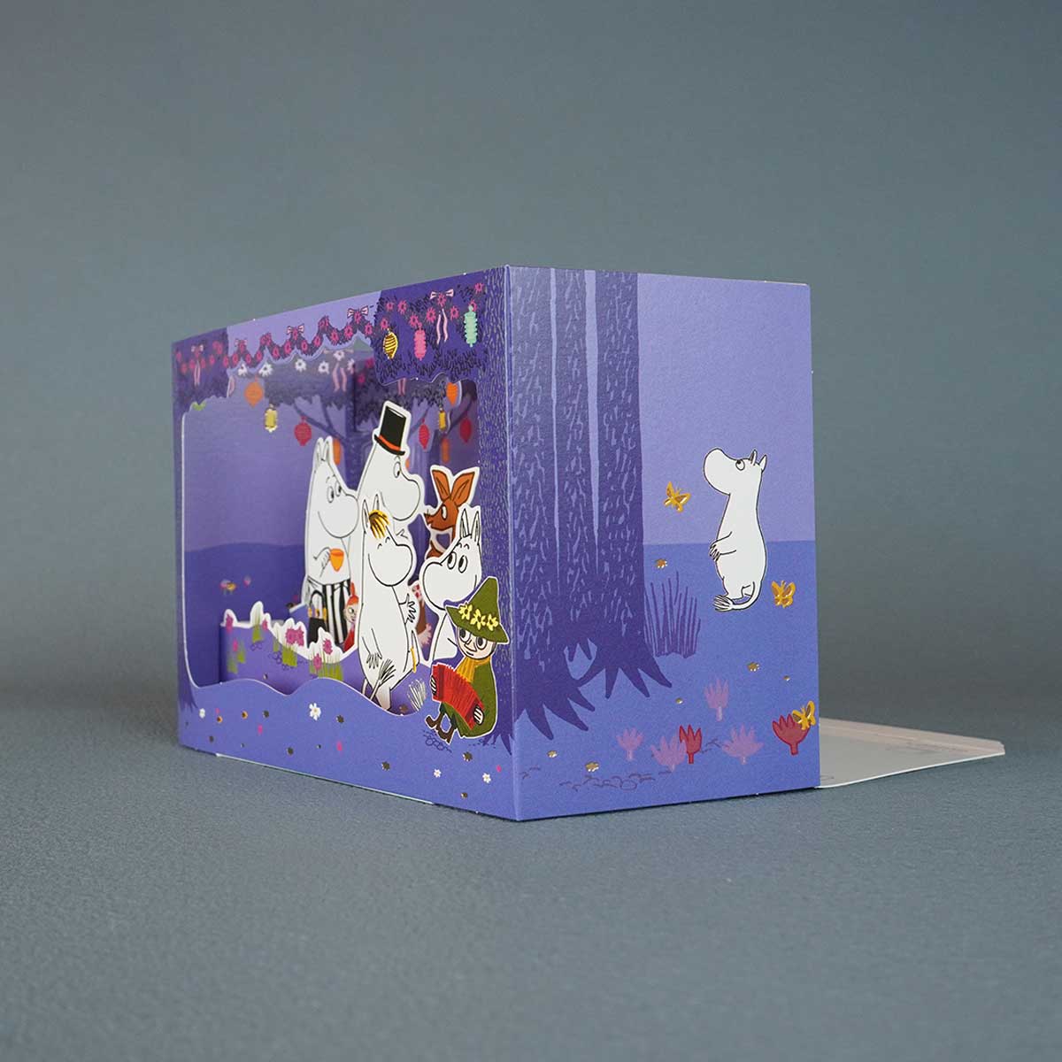 Moomin ムーミン Linnapaperi リンナパペリ 3Dシアターポップアップカード ( ムーミンキャラクターズ / パーティー )
