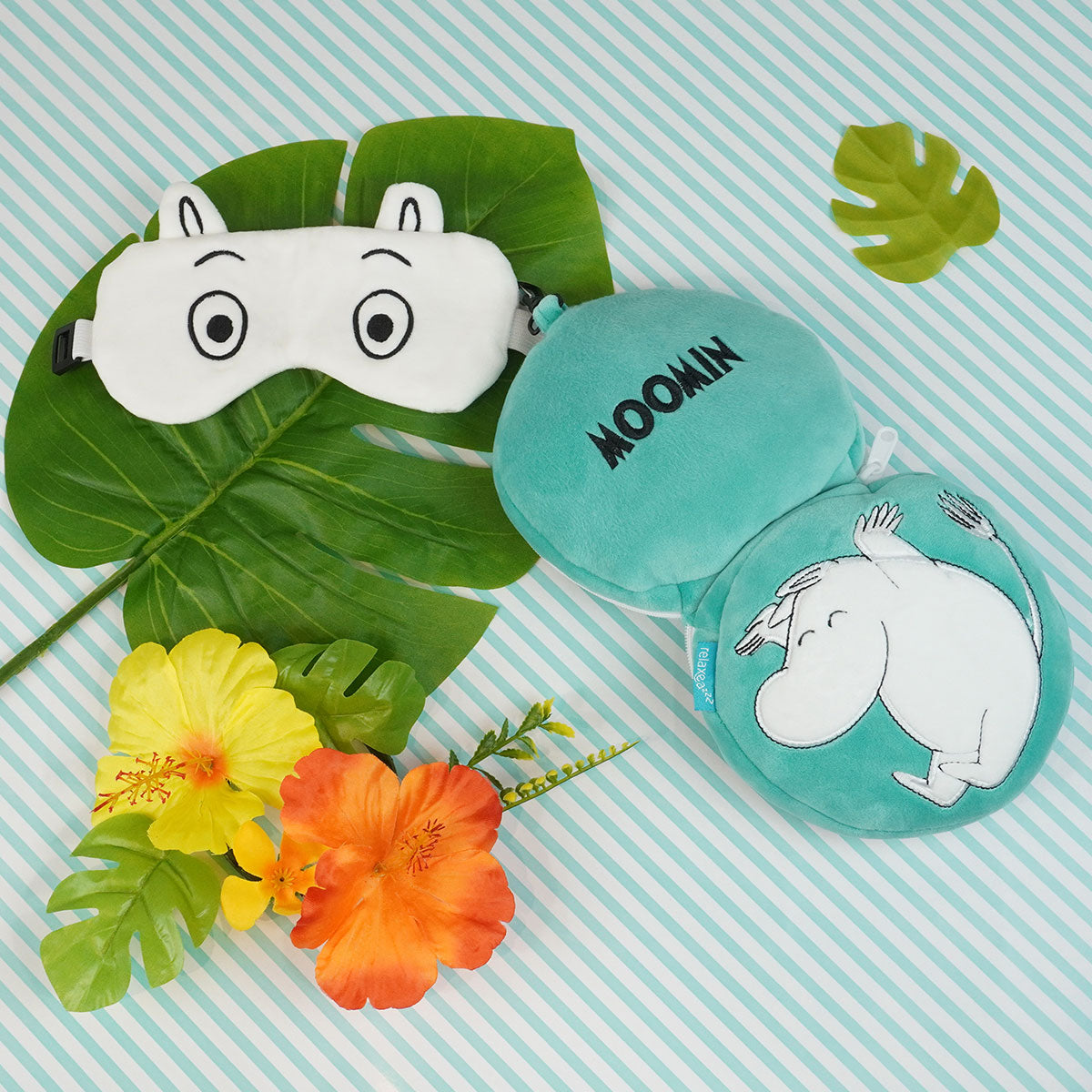 Moomin ムーミン puckator プッカトール トラベルピロー＆アイマスク