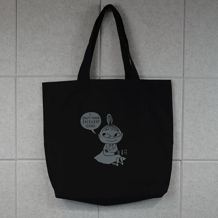 Moomin ムーミン MOIKO モイコ リフレクターバッグ ( リトルミイ / ブラック )