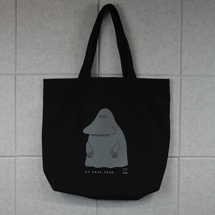 Moomin ムーミン MOIKO モイコ リフレクター バッグ ( モラン / ブラック )