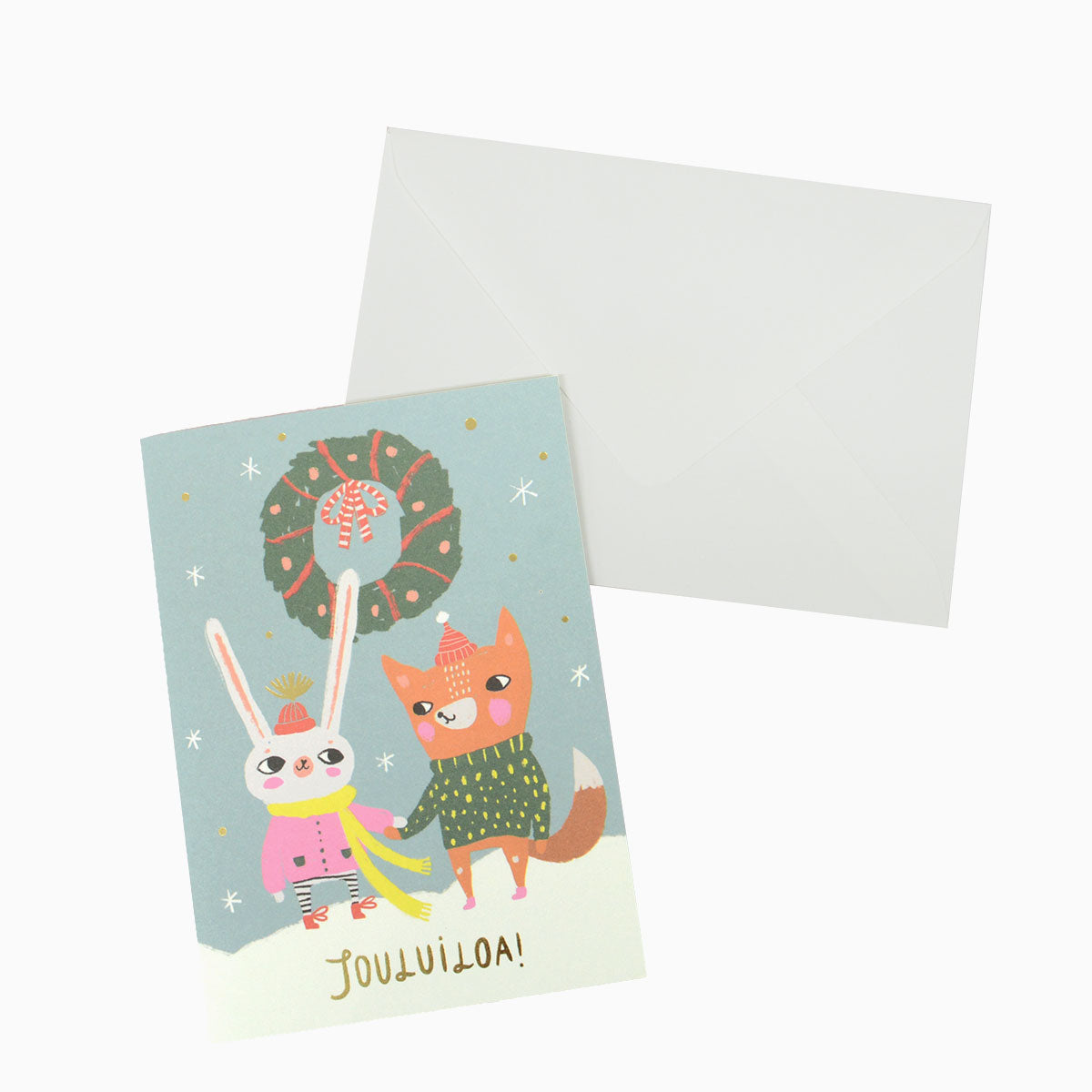 Putinki プティンキ クリスマスグリーティングカード ( Mira Mallius / クリスマスリース )