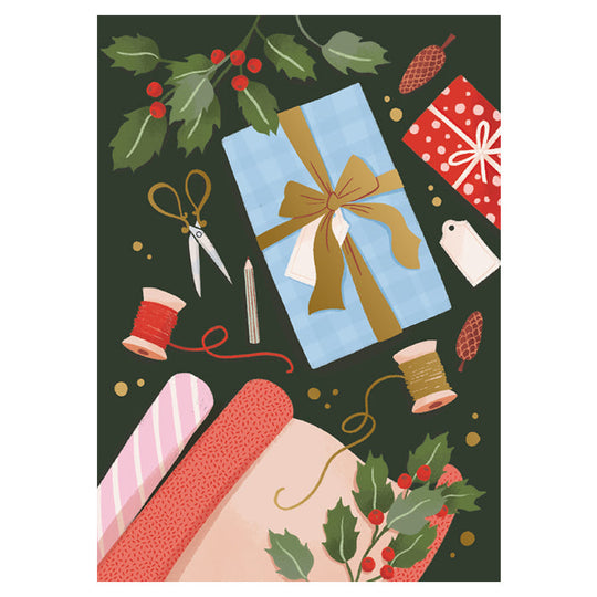 Putinki プティンキ クリスマスポストカード ( Kaisu Sandberg カイス・サンドバーグ / クリスマスラッピング )