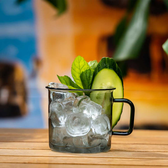 muurla ムールラ ガラスマグ( チャコール )