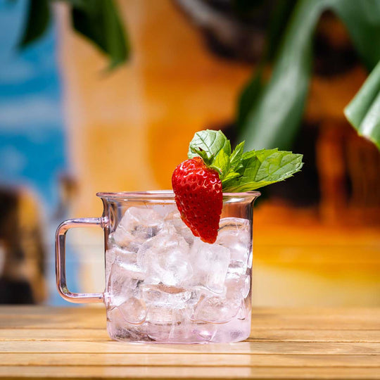 muurla ムールラ ガラスマグ( ピンク )