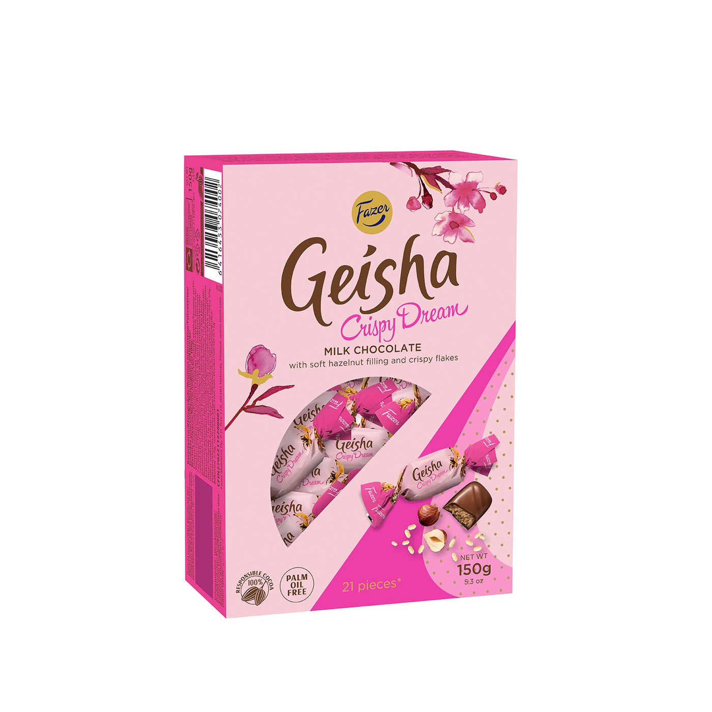 FAZER ファッツェル  Geisha ゲイシャ クリスピードリームチョコレートボックス ( 箱入り / 150g )