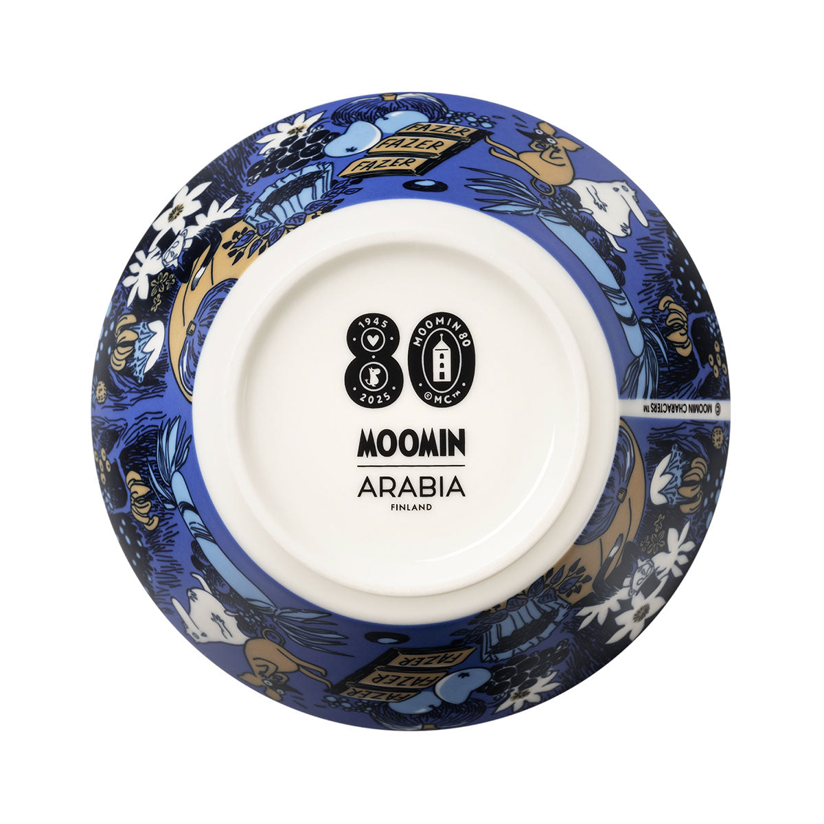 【数量限定】FAZER ファッツェル × Moomin ムーミン × ARABIA アラビア ボウル ( Fazer Moomin 80th Anniversary / 15cm )