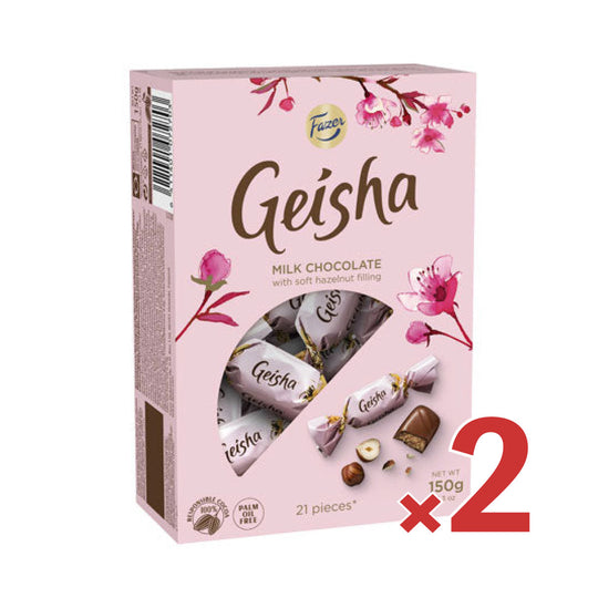 【期間限定】Fazer ファッツェル Geisha ゲイシャ ミルクチョコレート( 150g / 2箱セット )