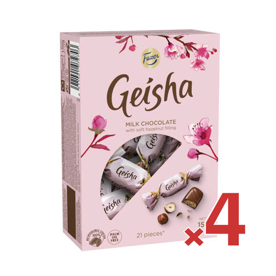 【期間限定】Fazer ファッツェル Geisha ゲイシャ ミルクチョコレート( 150g / 4箱セット )
