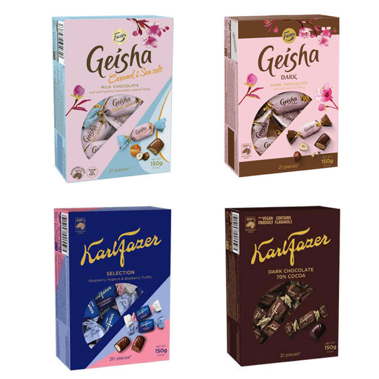 【期間限定】Fazer ファッツェル 定番セレクション ( 150g / 4箱セット )