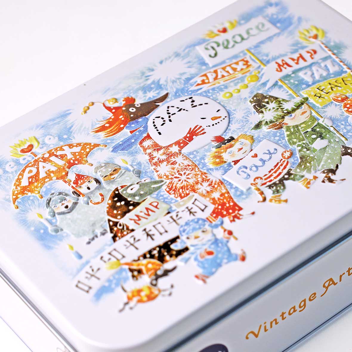 Moomin ムーミン × FAZER ファッツェル Vintage Art Collection缶