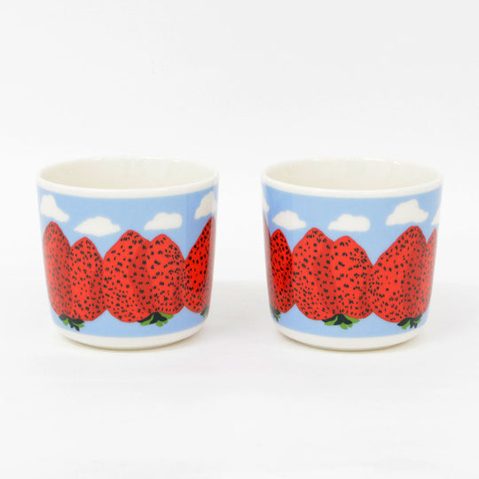 marimekko マリメッコ カップ ペアセット ( Mansikkavuoret マンシッカヴオレット )