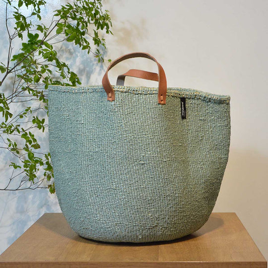Mifuko ミフコ バスケット ( ライトグリーン / L )