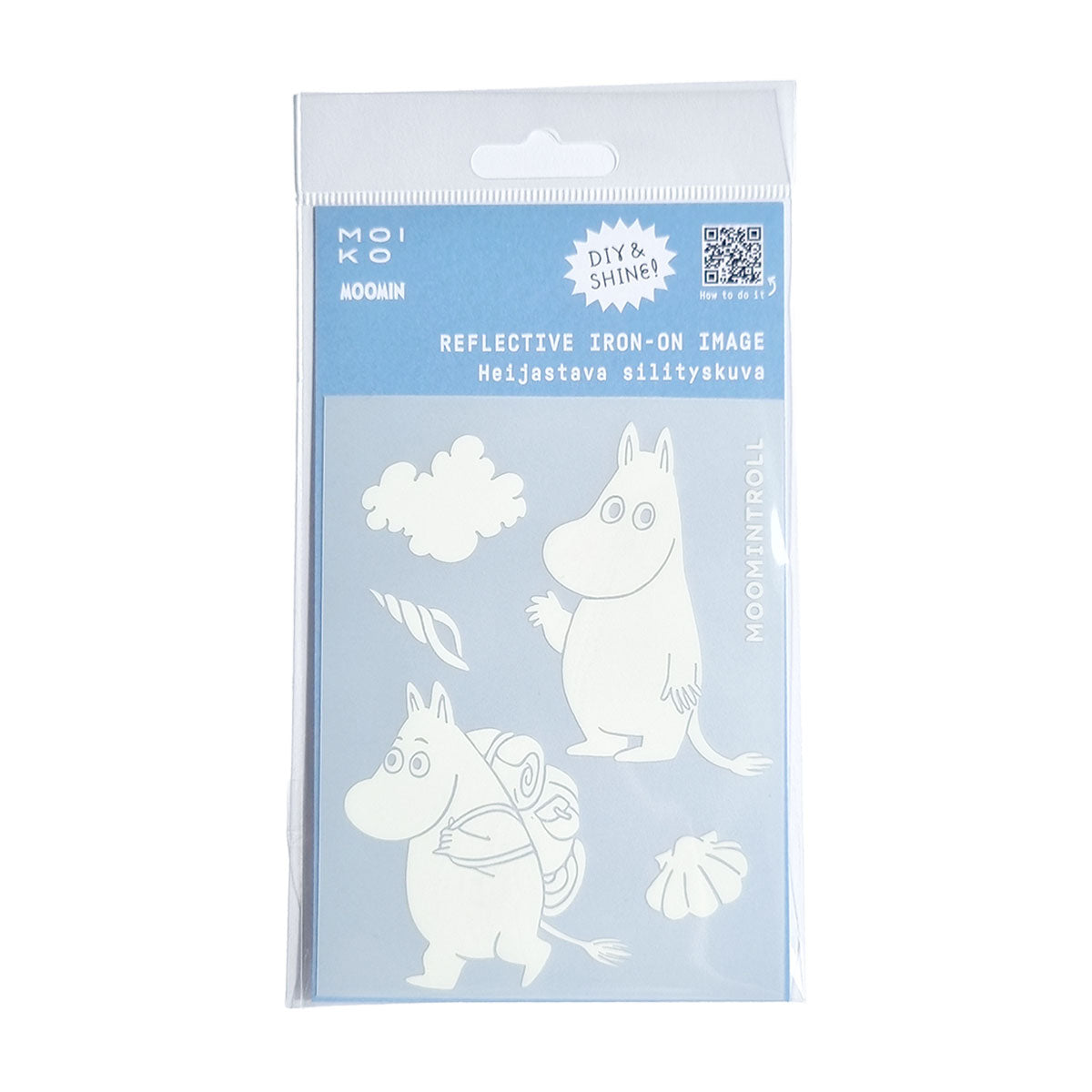 Moomin ムーミン MOIKO モイコ  リフレクター アイロンワッペン ( ムーミン )