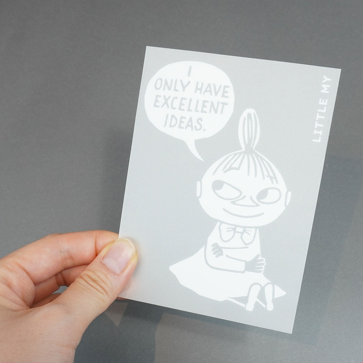 Moomin ムーミン MOIKO モイコ  リフレクター アイロンワッペン ( リトルミイ / ビッグ )