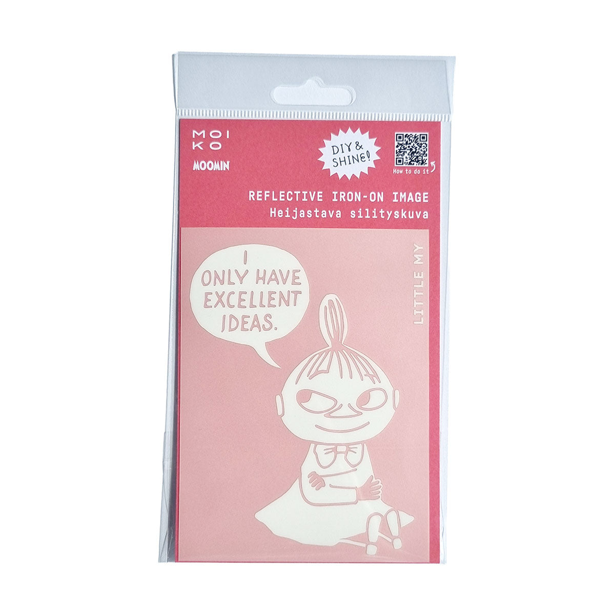 Moomin ムーミン MOIKO モイコ  リフレクター アイロンワッペン ( リトルミイ / ビッグ )