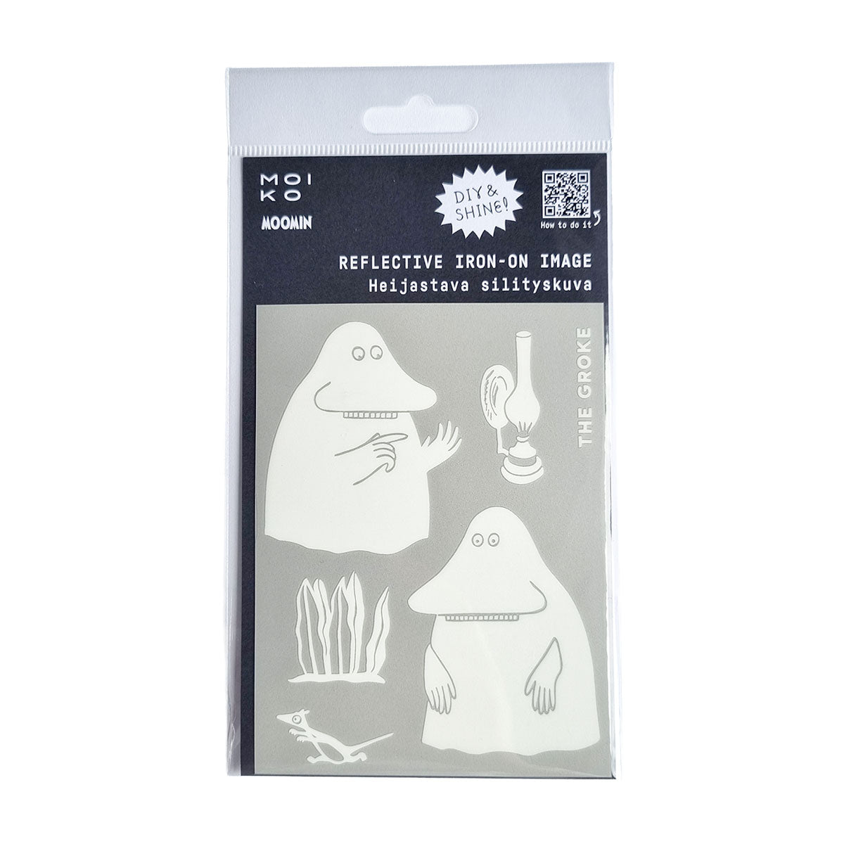 Moomin ムーミン MOIKO モイコ  リフレクター アイロンワッペン ( モラン )