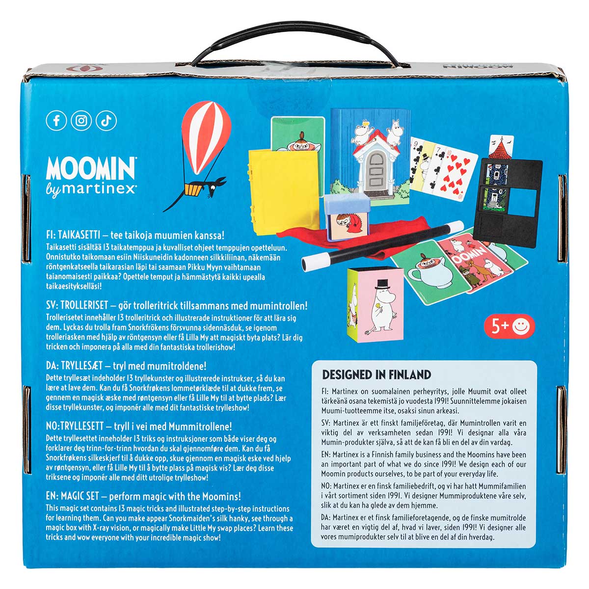 【北欧雑貨限定】Moomin ムーミン Martinex マルティネックス ムーミンのマジックセット