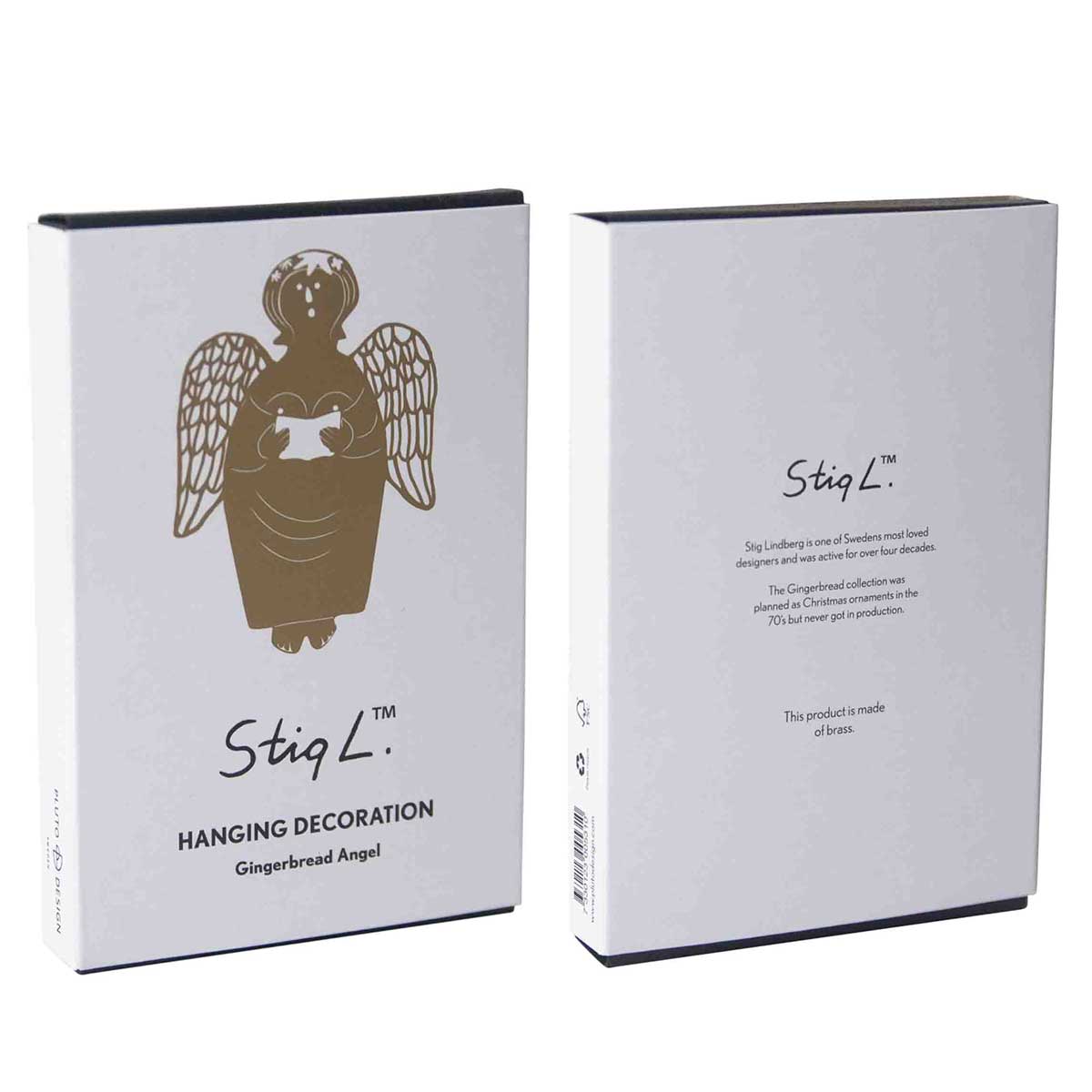 Pluto Design プルート・デザイン Stig.L ハンギングメタルデコレーション ( GINGERBREAD ANGEL )