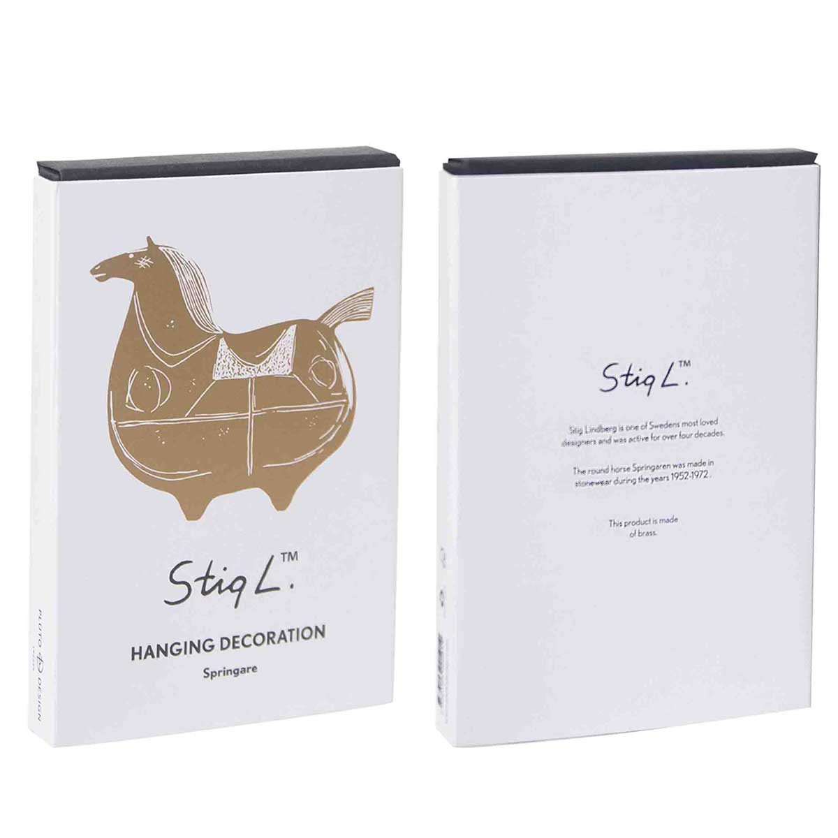 Pluto Design プルート・デザイン Stig.L ハンギングメタルデコレーション ( BRASS SPRINGARE )