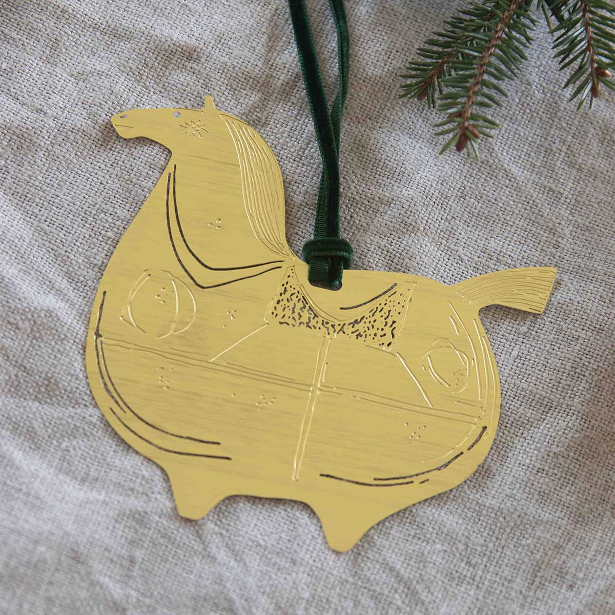 Pluto Design プルート・デザイン Stig.L ハンギングメタルデコレーション ( BRASS SPRINGARE )