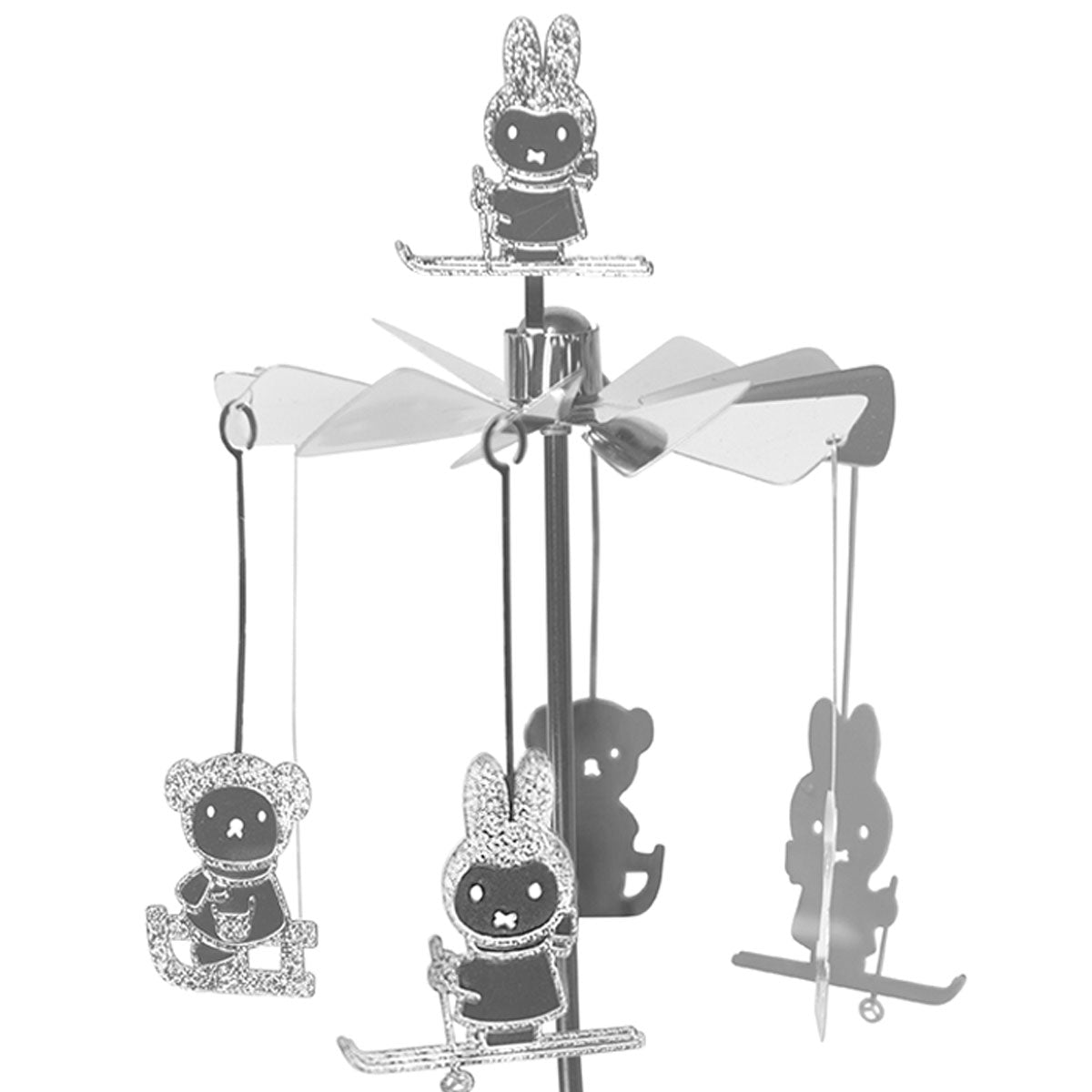 Pluto Design プルート・デザイン Miffy ロータリーキャンドルホルダー ( ミッフィー / ウィンター )