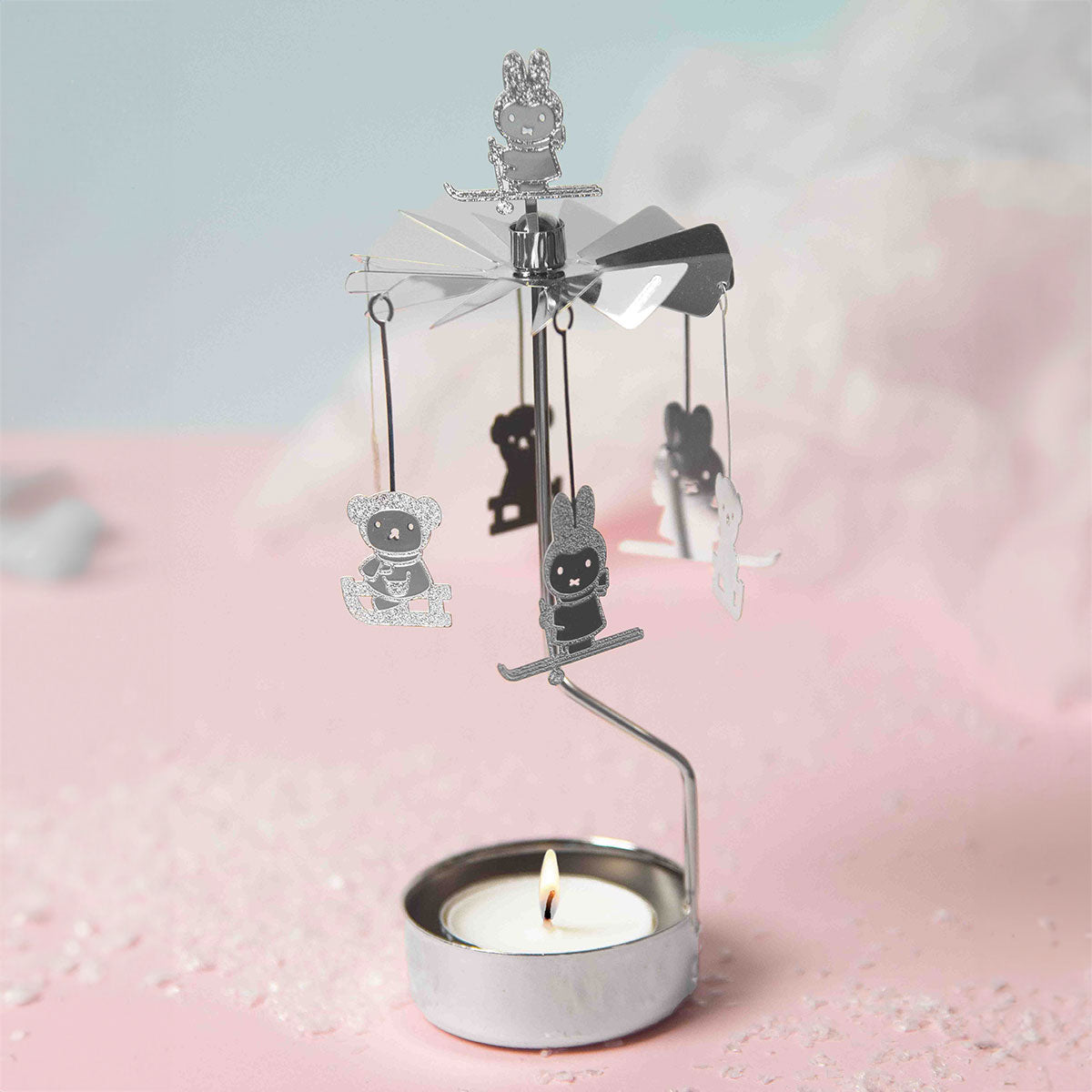 Pluto Design プルート・デザイン Miffy ロータリーキャンドルホルダー ( ミッフィー / ウィンター )