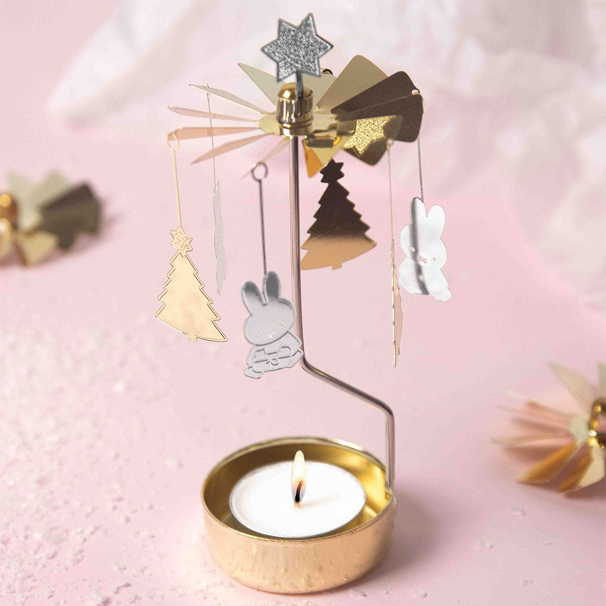 Pluto Design プルート・デザイン Miffy ロータリーキャンドルホルダー ( ミッフィー / クリスマス )