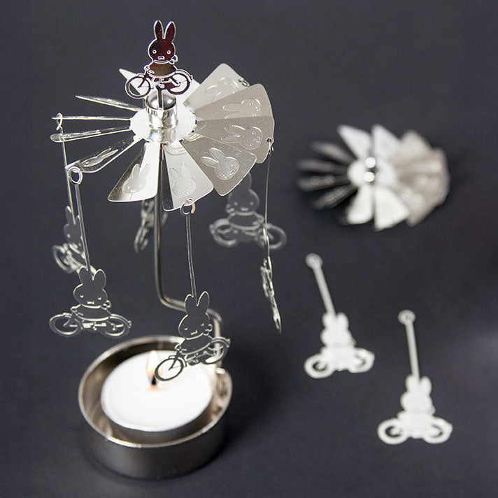 Pluto Design プルート・デザイン Miffy ロータリーキャンドルホルダー ( ミッフィー / バイク )