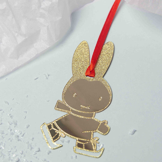 Pluto Design プルート・デザイン Miffy ハンギングメタルデコレーション ( スケート )