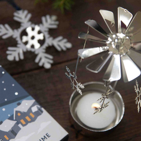 Pluto Design プルート・デザイン ロータリーキャンドルホルダー ( スノーフォール )