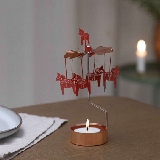 Pluto Design プルート・デザイン ロータリーキャンドルホルダー ( ダーラナホース )