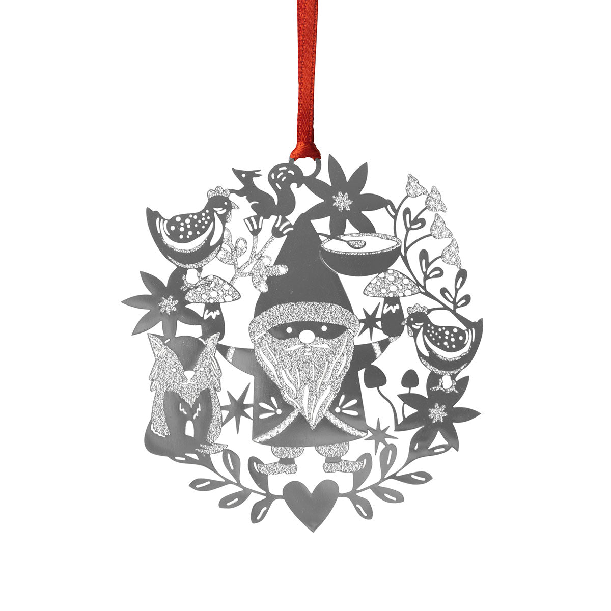 Pluto Design プルート・デザイン ハンギングメタルデコレーション ( フォックス&サンタ )