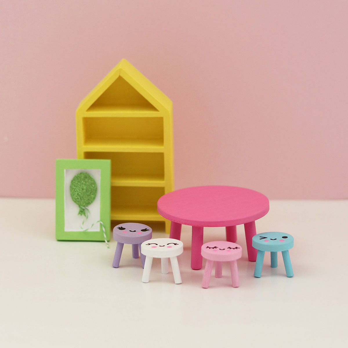 Lundby ルンドビー DIY テーブル&本棚セット
