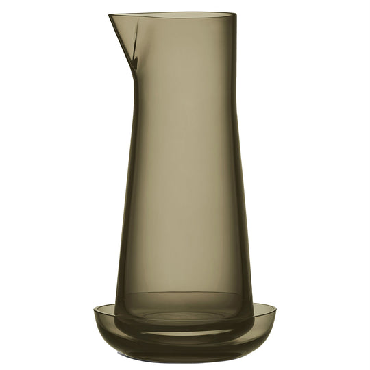 Orrefors オレフォス INFORMAL カラフェ オリーブグリーン ( ソーサー付き / 1000ml )