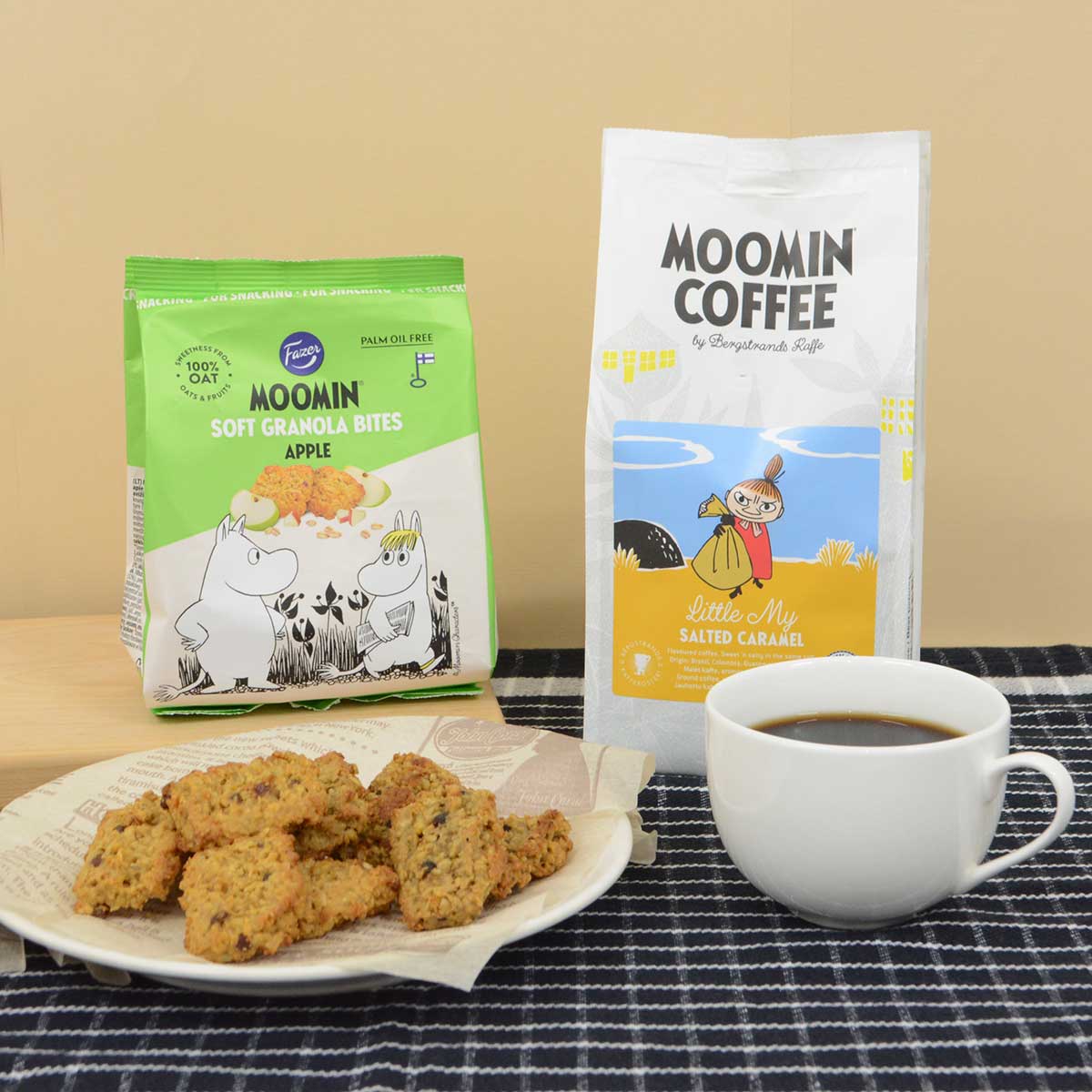 Moomin ムーミン Bergstrands Kafferos ベルグストランドコーヒー ムーミンフレーバーコーヒー( リトルミイ / ソルティキャラメル /250g )