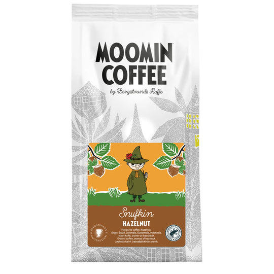 Moomin ムーミン Bergstrands Kafferos ベルグストランドコーヒー ムーミンコーヒー ( スナフキン / ヘーゼルナッツ / 250g )