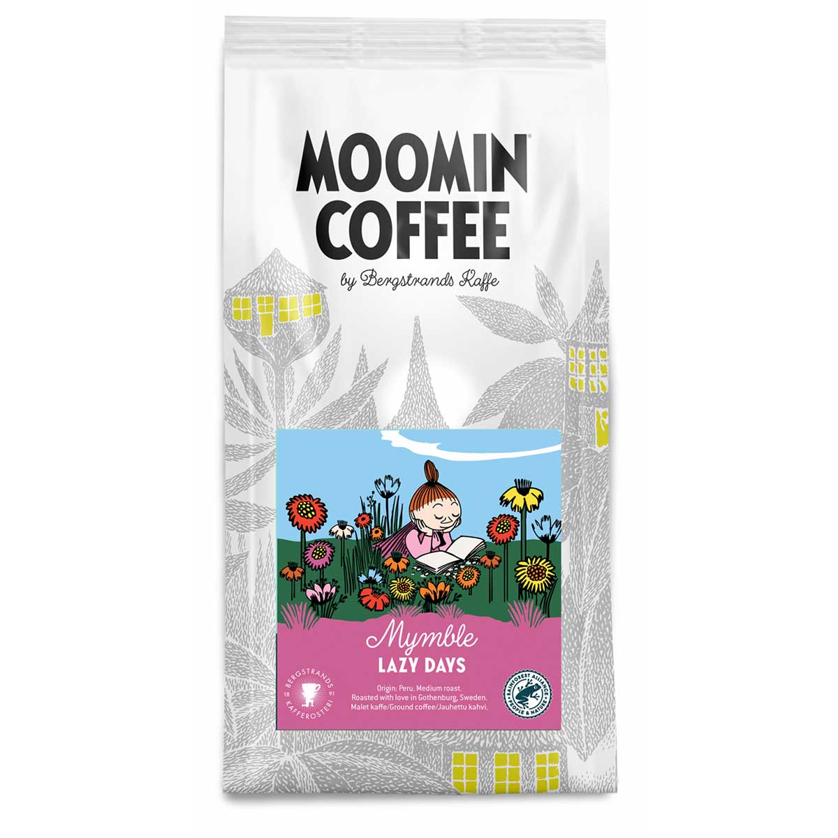 Moomin ムーミン Bergstrands Kafferos ベルグストランドコーヒー ムーミンコーヒー (ミムラねえさん / ミディアムロースト / 250g )