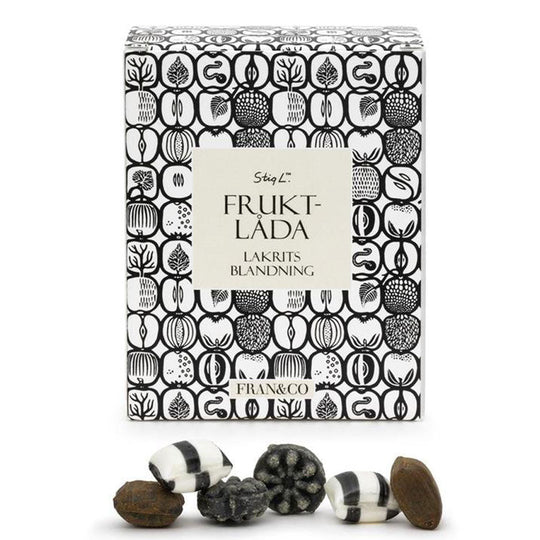 FRAN&CO フランアンドコー リコリスキャンディ ( Fruktlåda フルーツボックス / 100g )