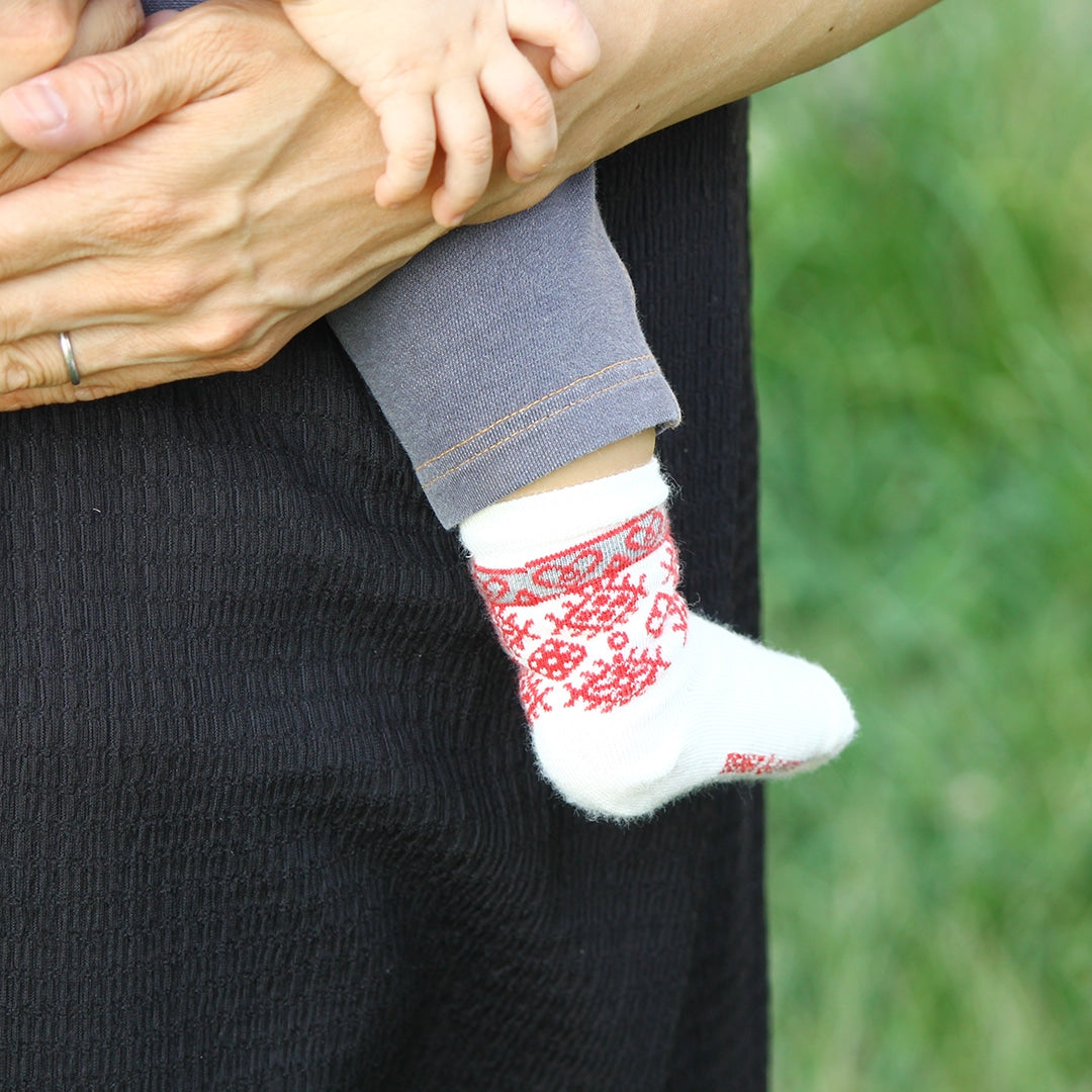 Bengt&Lotta ベングト&ロッタ ベビーソックス ( フィアルネス / ホワイト )