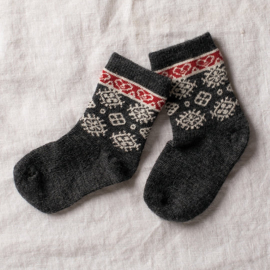 Bengt&Lotta ベングト&ロッタ ベビーソックス ( フィアルネス / グレー )